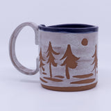 Mug - Waxware trees (navy/white)