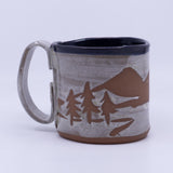 Mug - Waxware trees (navy/white)