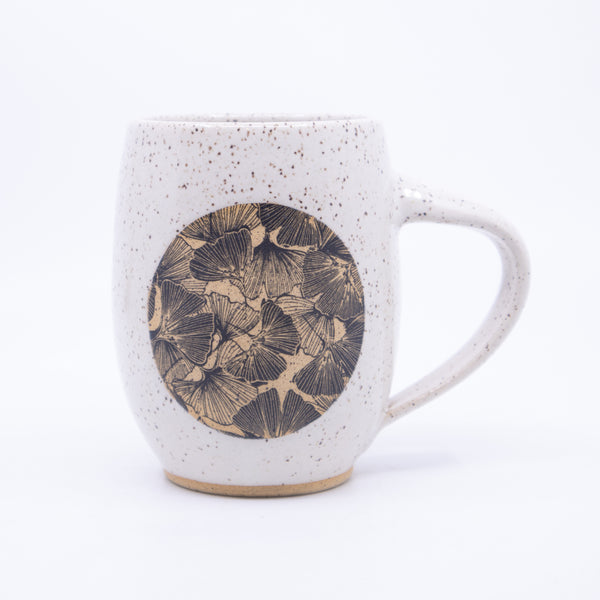 Mug (cream/flower)