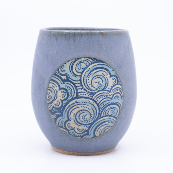 Tumbler (blue/waves)