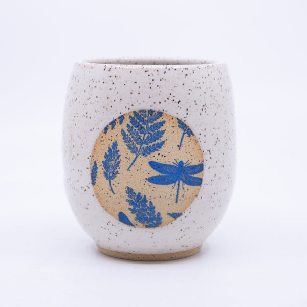 Tumbler (cream/dragonflies)