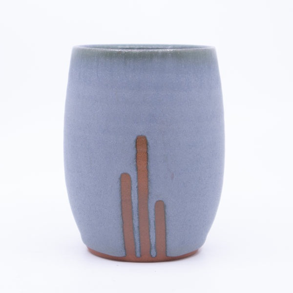 Tumbler (blue/lines)