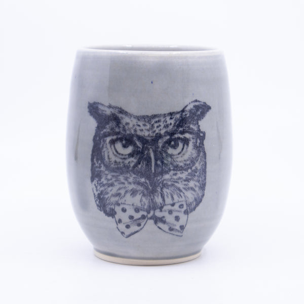 Tumbler – Silkscreen (grey/owl face)