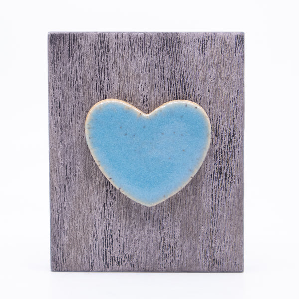 Wall Hanging – Small (single blue heart)