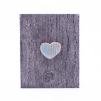 Wall Hanging – Small (small blue heart)
