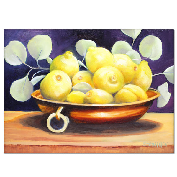 Lemons in Copper (framed)