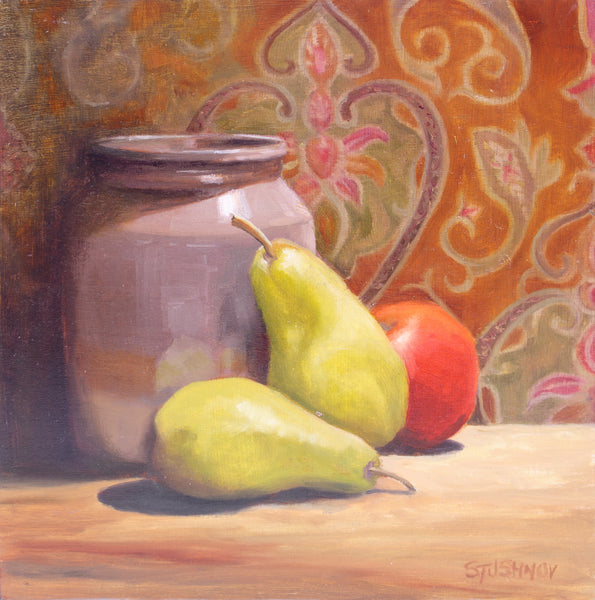 Pears, Pot, and Paisley