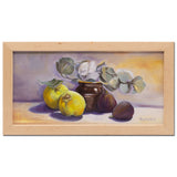 Quince, Figs & Brown Pot