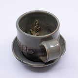 Cedar Teacup + Saucer Set