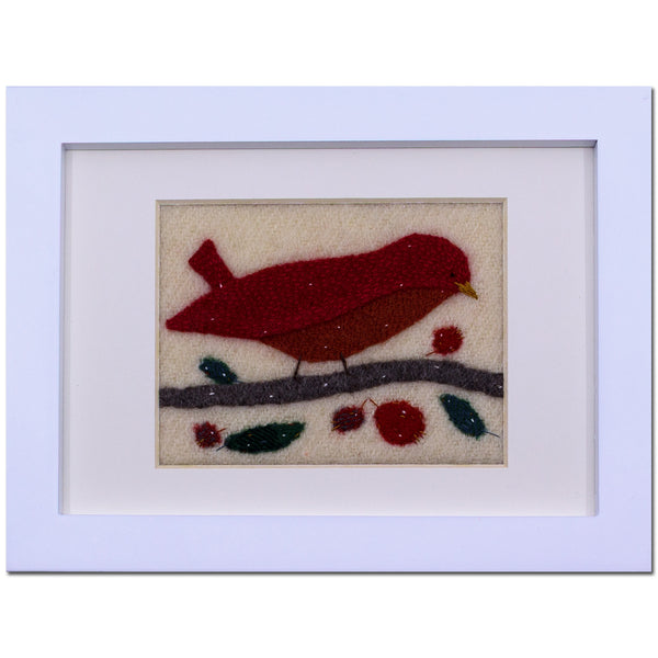 Red Bird & Berries