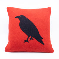 Raven Pillow (left-facing)