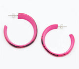 Tagua Hoop Earrings