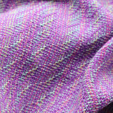 Purple Rainbow Cotton/Silk Scarf