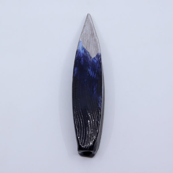 Medium Fiddlestick (blue/grey waves)