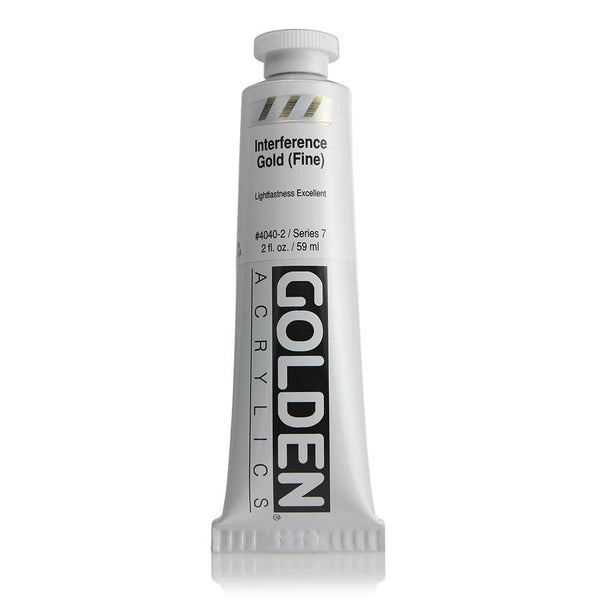 GOLDEN Heavy Body Acrylics | Interference & Iridescent | 59 ml / 2 oz
