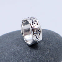 Sterling Silver Two Tall Trees Ring