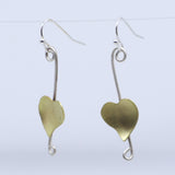 Heart on Wire Earrings
