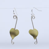 Heart on Wire Earrings
